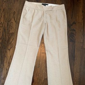 Wool pants, cream/oatmeal Size 6